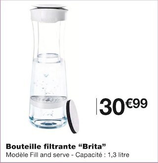 Monoprix Brita bouteille filtrante offre