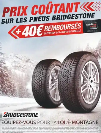 Bridgestone bon plan sur les pneus