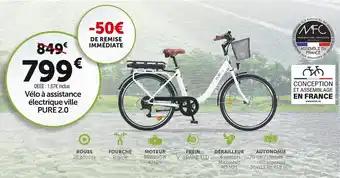 Roady Manufacture française du cycle vélo à assistance électrique ville pure 2.0 offre