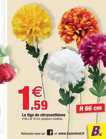 Bazarland La tige de chrysanthèmes offre