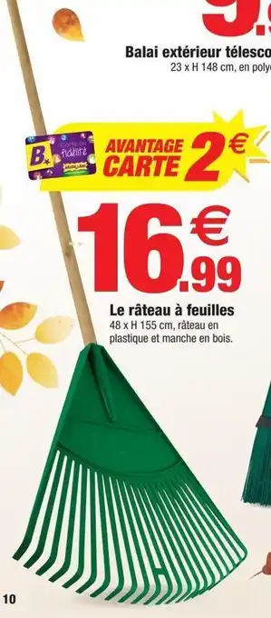 Le râteau a feuilles
