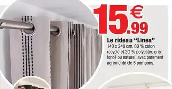 Bazarland Le rideau linea offre