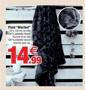Bazarland Plaid meribel offre