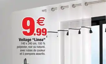 Voilages linea