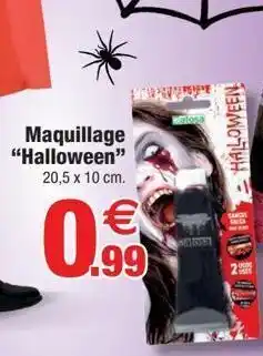 Bazarland Maquillage d'halloween offre