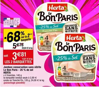 Migros Jambon herta offre