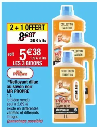 Nettoyants mr propre