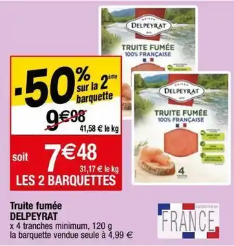 Truite fumée delpeyrat