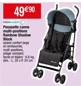 Migros Poussette canne bébé confort offre