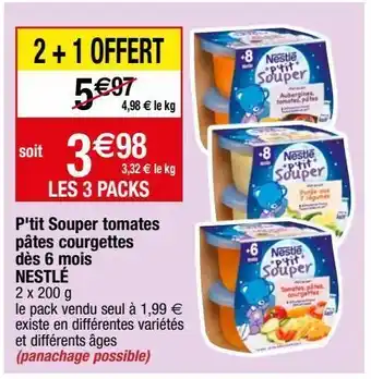 Migros Soupe nestlé offre