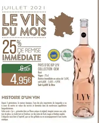 Match Pays D'Oc Igp Lyv offre