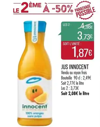 Match Jus Innocent offre