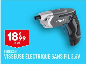 ALDI Visseuse électrique Sans Fil 3,6V offre