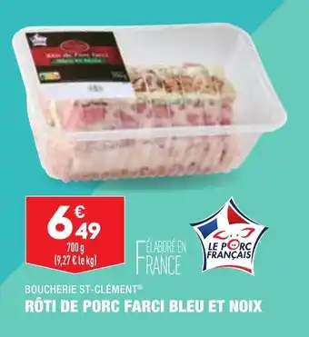 ALDI Rôti de Porc Farci Bleu Et Inox offre