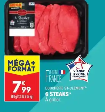 ALDI 6 Steaks offre