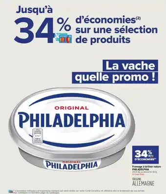 Fromage Ă tartiner nature philadelphia