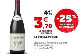 Super U La vieille ferme offre