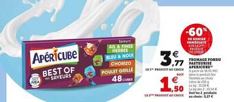 Fromage fondu pasteurisé apéricube