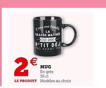 Super U Mug offre