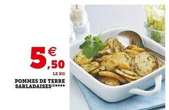 Super U Pommes de terre sarladaises offre