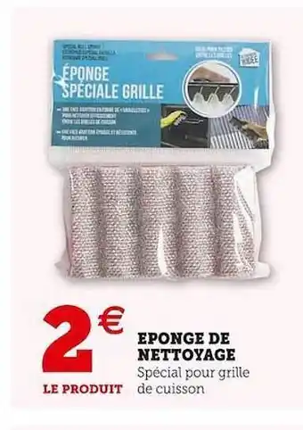 Super U Éponge de nettoyage offre