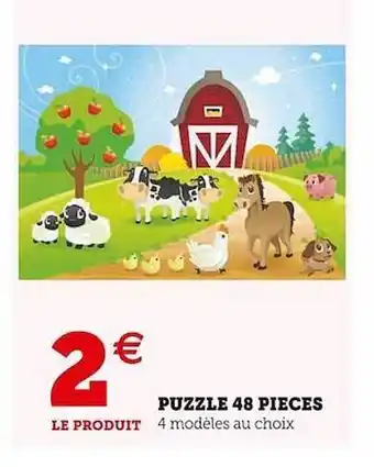 Super U Puzzle 48 pièces offre