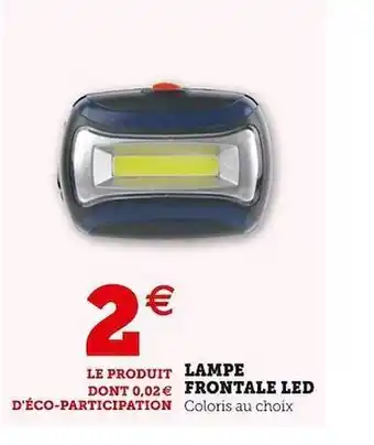 Super U Lampe frontale led offre