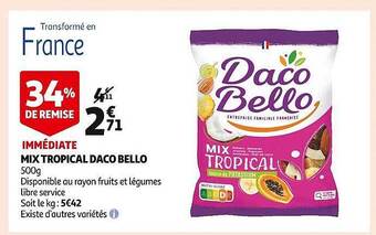 Auchan Mix tropical daco bello offre