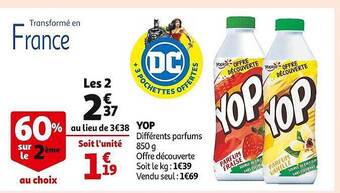 Auchan Yop offre