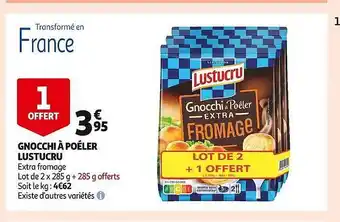 Auchan Gnocchi à poêler lustucru offre