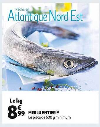 Auchan Merlu entier offre