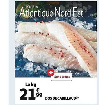 Auchan Dos de cabillaud offre