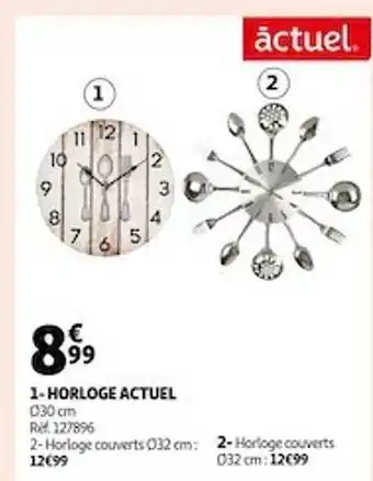 Auchan Horloge actuel offre