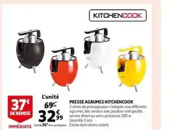 Auchan Presse agrumes kitchencook offre