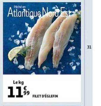 Auchan Filet d'églefin offre