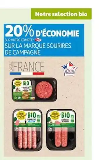 Auchan La marque sourires de campagne offre
