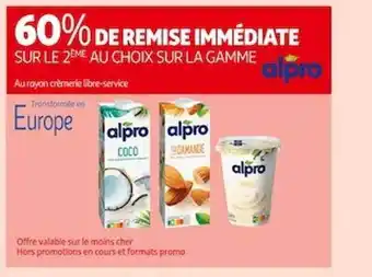 Auchan La gamme alpro offre