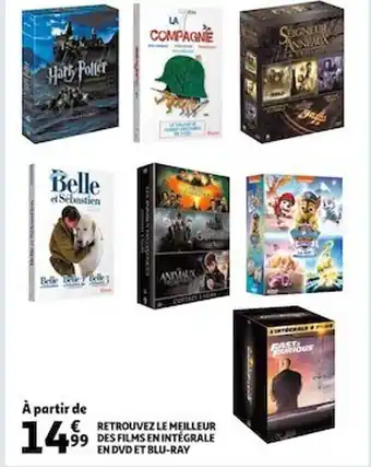 Auchan Le meilleur des films en intégrale en dvd et blu-ray offre