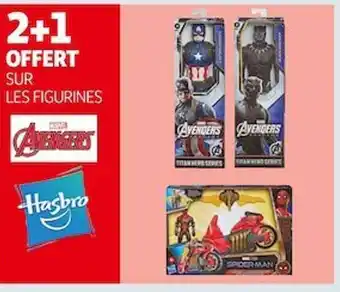 Auchan Les figurines avengers, hasbro offre