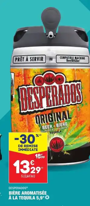 ALDI Desperados Bière aromatisée À La Tequila 5,9 offre