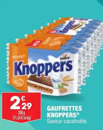 ALDI Gaufrettes Knoppers offre