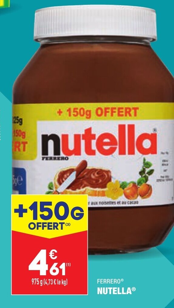 Promo Nutella chez ALDI