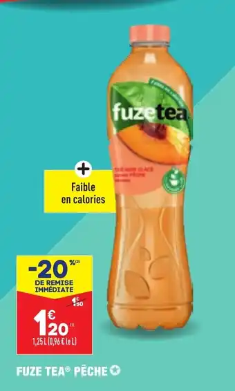 ALDI Fuze Tea Pêche offre