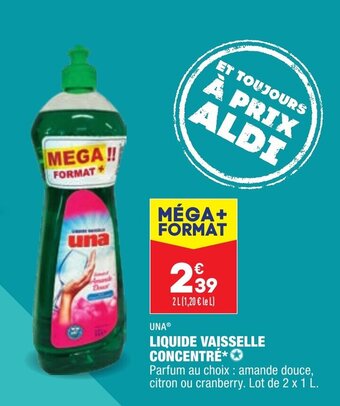 ALDI Liquide Vaisselle Concentré offre