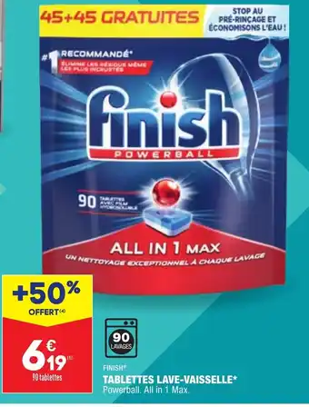 Finish Tablettes Lave-Vaisselle