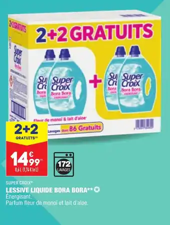 ALDI Super Croix Lessive Liquide bora Bora offre