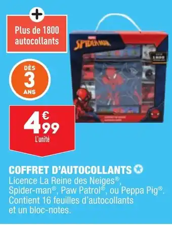 ALDI Coffret d'autocollants offre