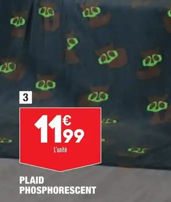 ALDI Plaid phosphorescent offre