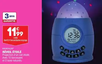 ALDI Réveil étoilé offre