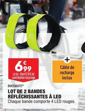 ALDI Lot de 2 bandes réfléchissantes à led offre